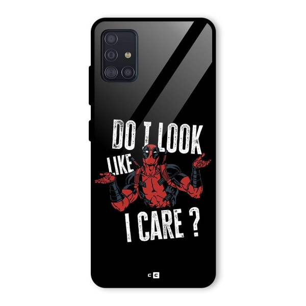 Do I Care Glass Back Case for Galaxy A51