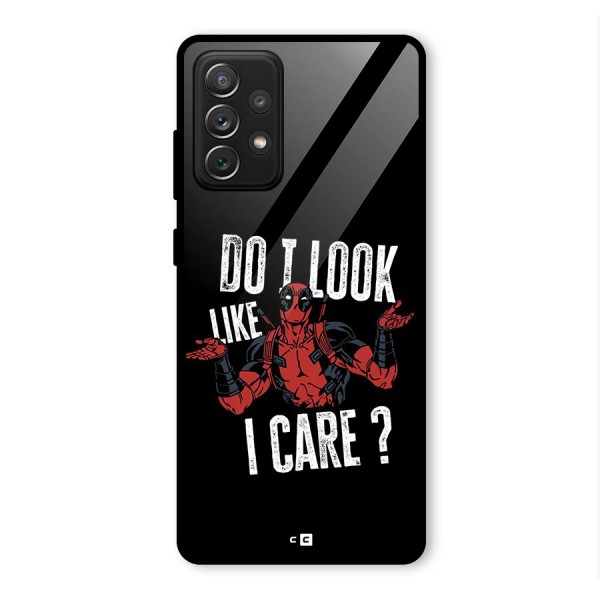 Do I Care Glass Back Case for Galaxy A72