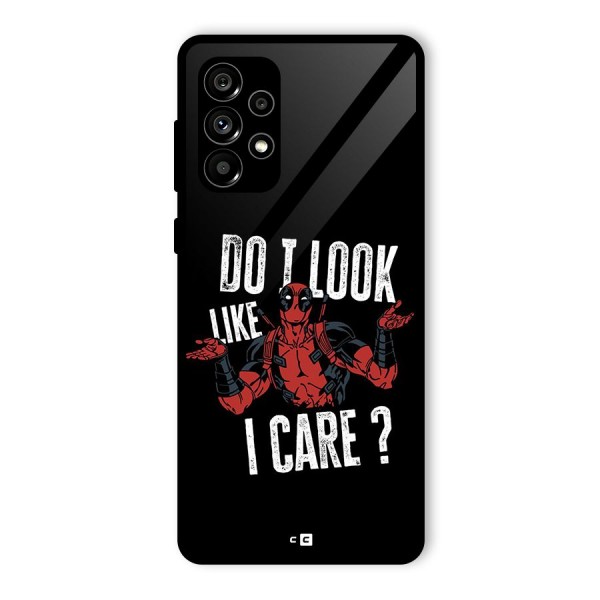 Do I Care Glass Back Case for Galaxy A73 5G