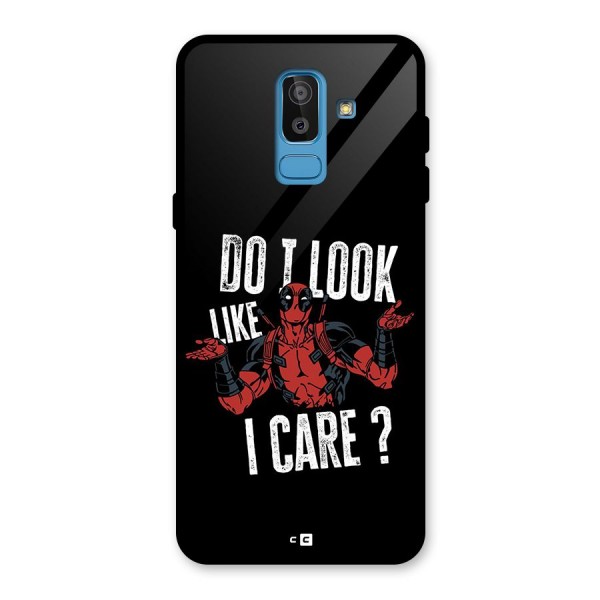 Do I Care Glass Back Case for Galaxy J8