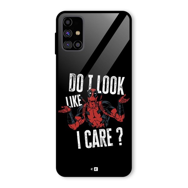 Do I Care Glass Back Case for Galaxy M31s