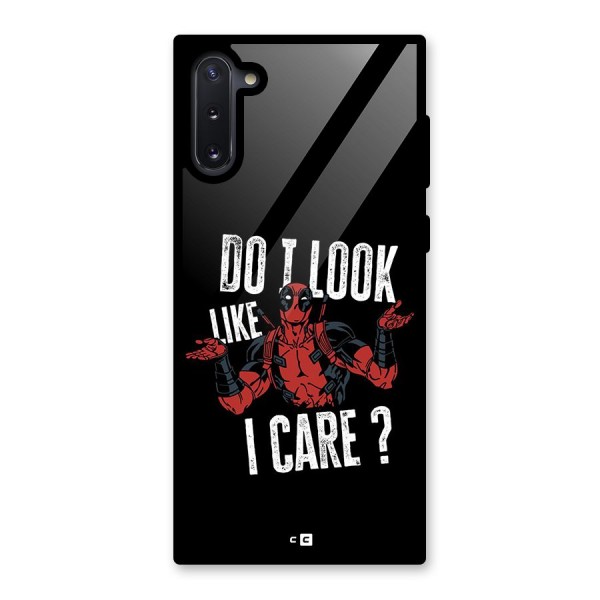 Do I Care Glass Back Case for Galaxy Note 10