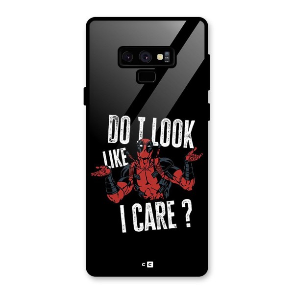 Do I Care Glass Back Case for Galaxy Note 9