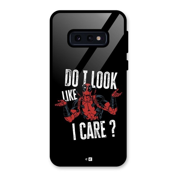 Do I Care Glass Back Case for Galaxy S10e