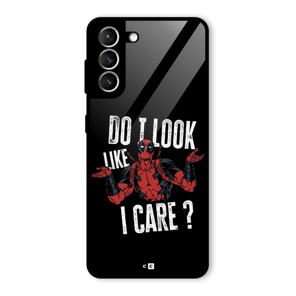 Do I Care Glass Back Case for Galaxy S21 5G