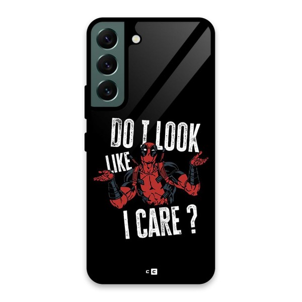 Do I Care Glass Back Case for Galaxy S22 5G