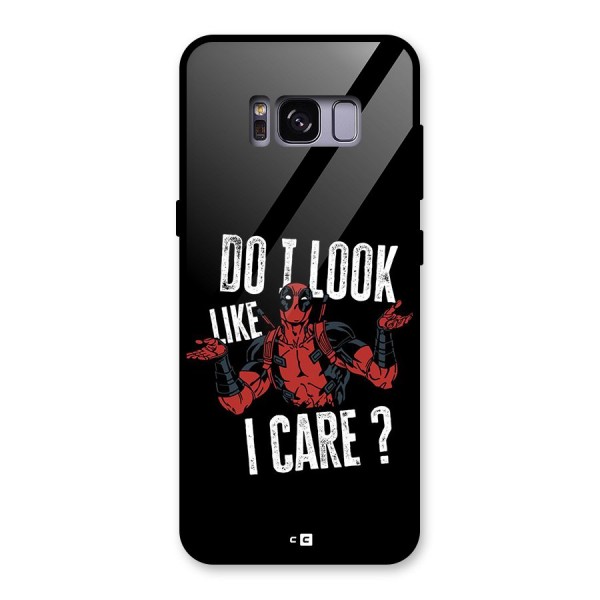 Do I Care Glass Back Case for Galaxy S8