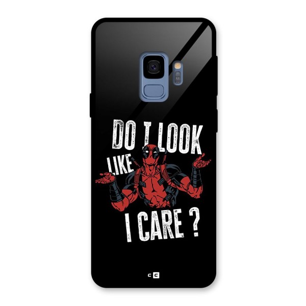 Do I Care Glass Back Case for Galaxy S9