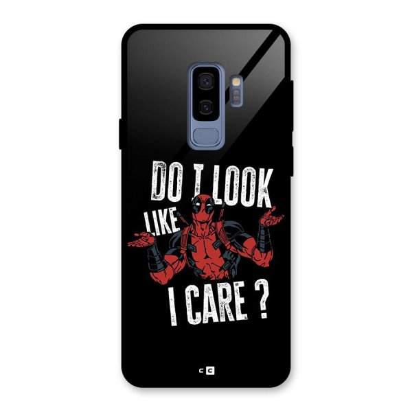 Do I Care Glass Back Case for Galaxy S9 Plus