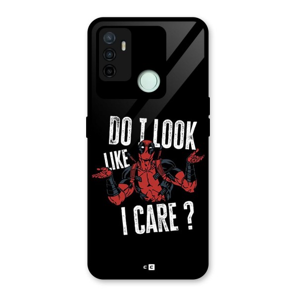 Do I Care Glass Back Case for Oppo A53