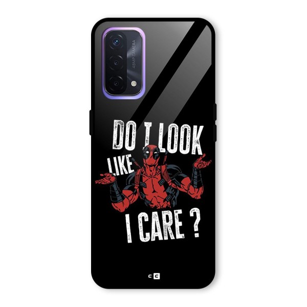 Do I Care Glass Back Case for Oppo A74 5G