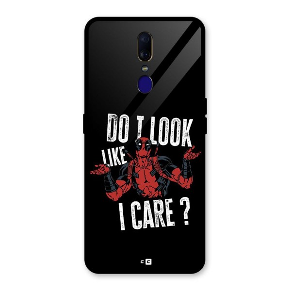 Do I Care Glass Back Case for Oppo F11