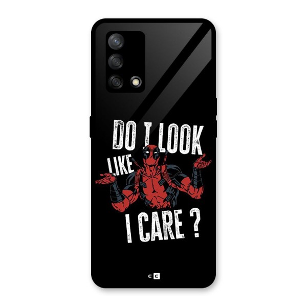 Do I Care Glass Back Case for Oppo F19