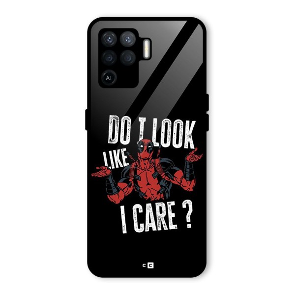 Do I Care Glass Back Case for Oppo F19 Pro