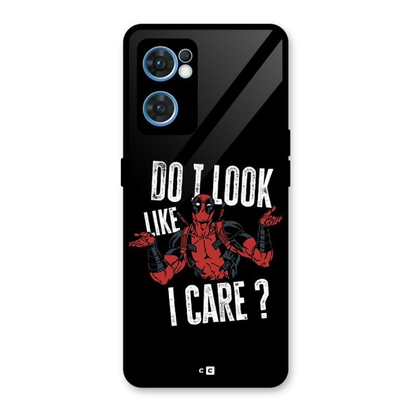 Do I Care Glass Back Case for Oppo Reno7 5G