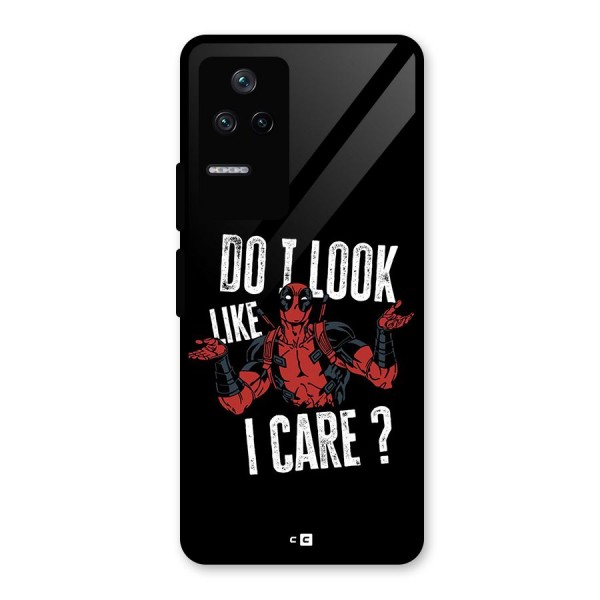 Do I Care Glass Back Case for Poco F4 5G