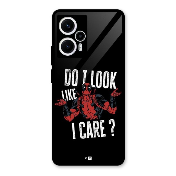 Do I Care Glass Back Case for Poco F5