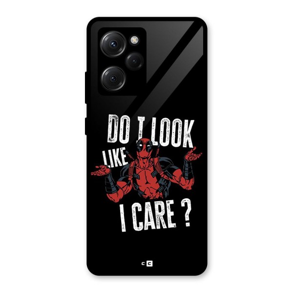 Do I Care Glass Back Case for Poco X5 Pro