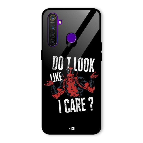 Do I Care Glass Back Case for Realme 5 Pro