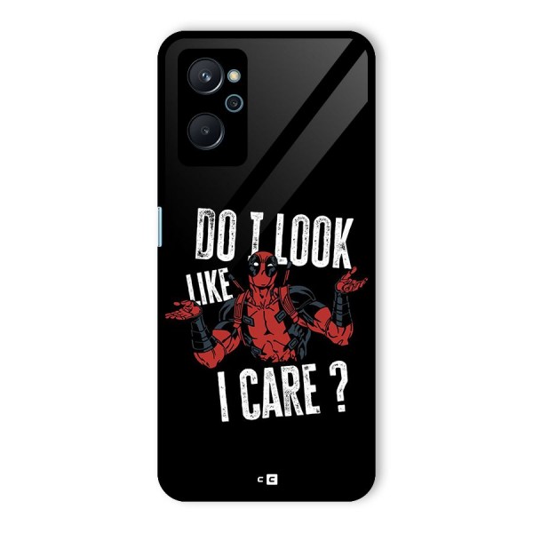 Do I Care Glass Back Case for Realme 9i