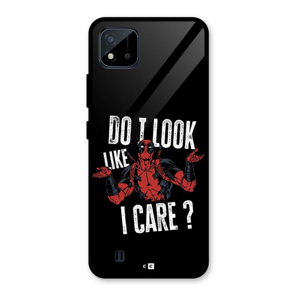 Do I Care Glass Back Case for Realme C11 2021