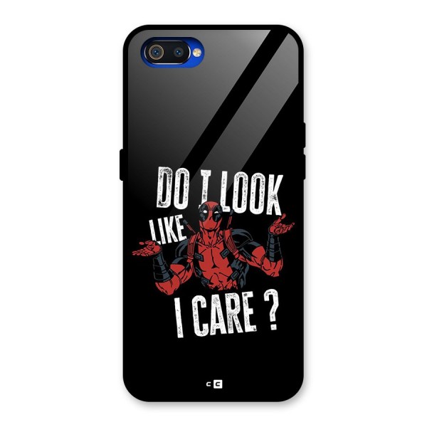 Do I Care Glass Back Case for Realme C2