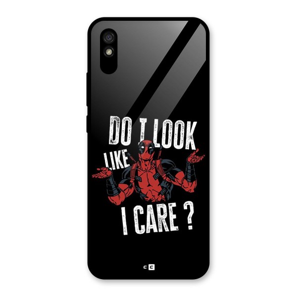 Do I Care Glass Back Case for Redmi 9i