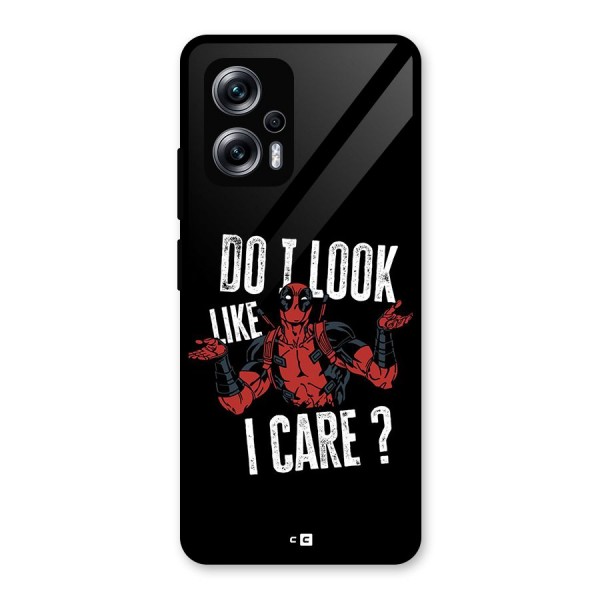 Do I Care Glass Back Case for Redmi K50i