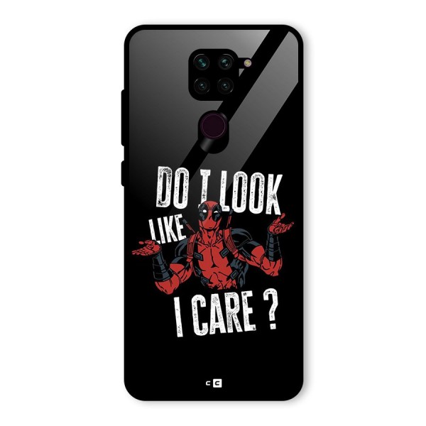 Do I Care Glass Back Case for Redmi Note 9