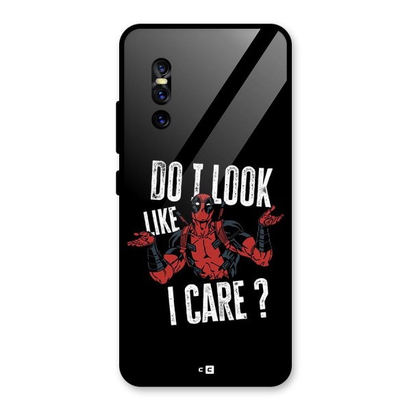 Do I Care Glass Back Case for Vivo V15 Pro