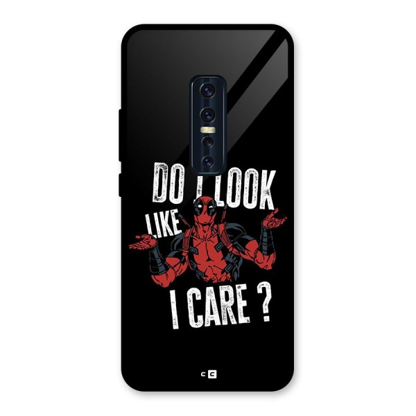 Do I Care Glass Back Case for Vivo V17 Pro