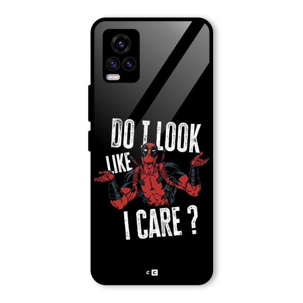 Do I Care Glass Back Case for Vivo V20