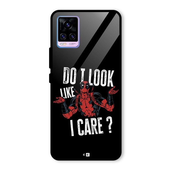 Do I Care Glass Back Case for Vivo V20 Pro