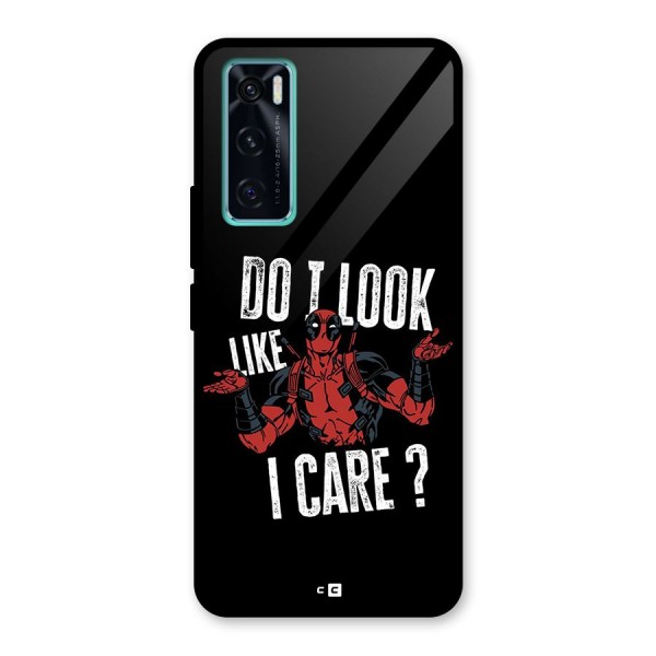 Do I Care Glass Back Case for Vivo V20 SE