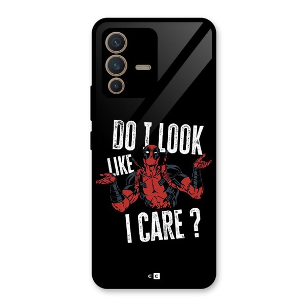 Do I Care Glass Back Case for Vivo V23 5G