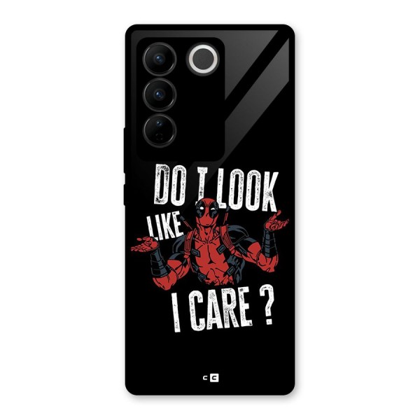 Do I Care Glass Back Case for Vivo V27