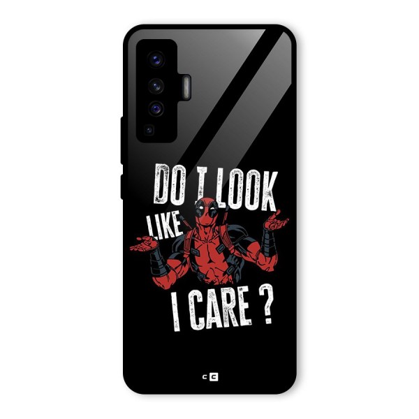 Do I Care Glass Back Case for Vivo X50