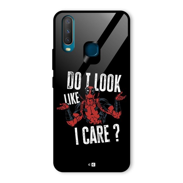 Do I Care Glass Back Case for Vivo Y12