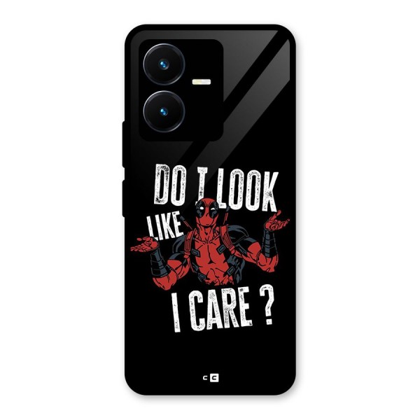 Do I Care Glass Back Case for Vivo Y22