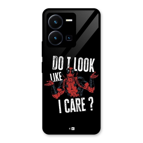 Do I Care Glass Back Case for Vivo Y35