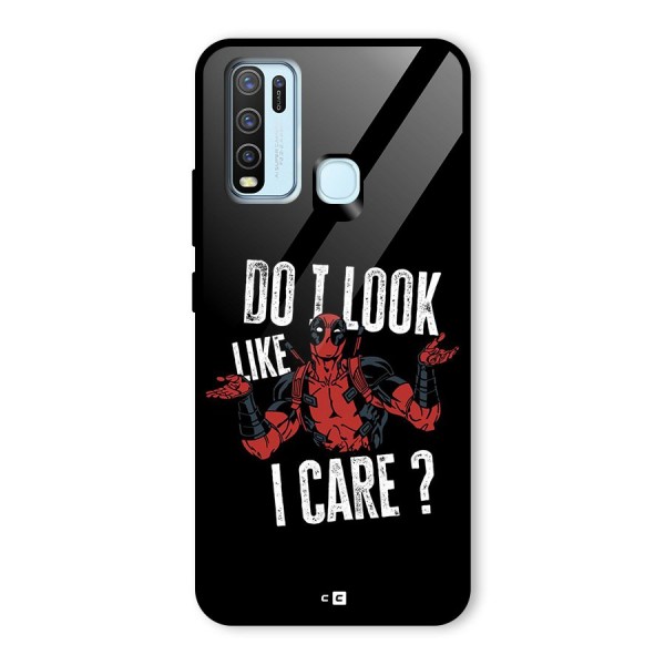 Do I Care Glass Back Case for Vivo Y50