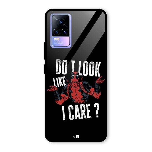 Do I Care Glass Back Case for Vivo Y73