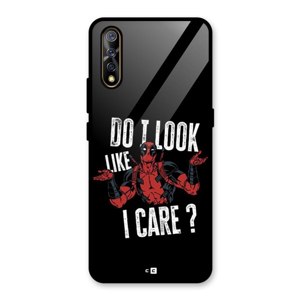 Do I Care Glass Back Case for Vivo Z1x