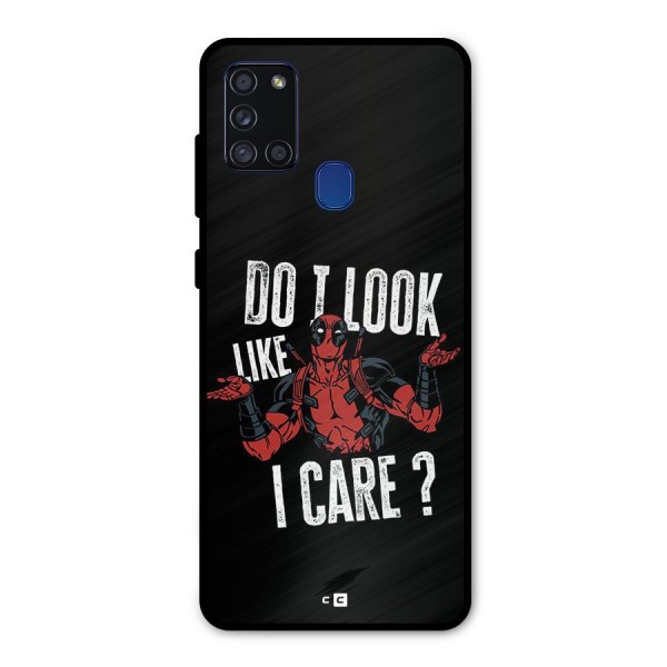 Do I Care Metal Back Case for Galaxy A21s