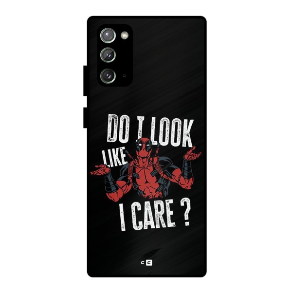 Do I Care Metal Back Case for Galaxy Note 20