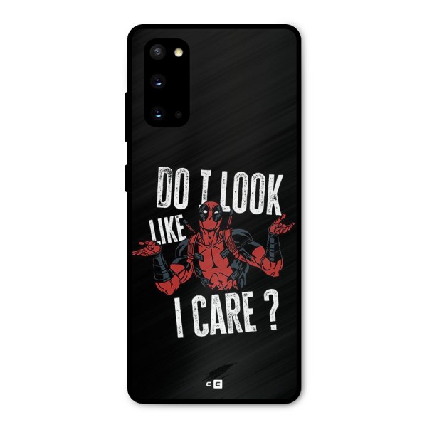 Do I Care Metal Back Case for Galaxy S20