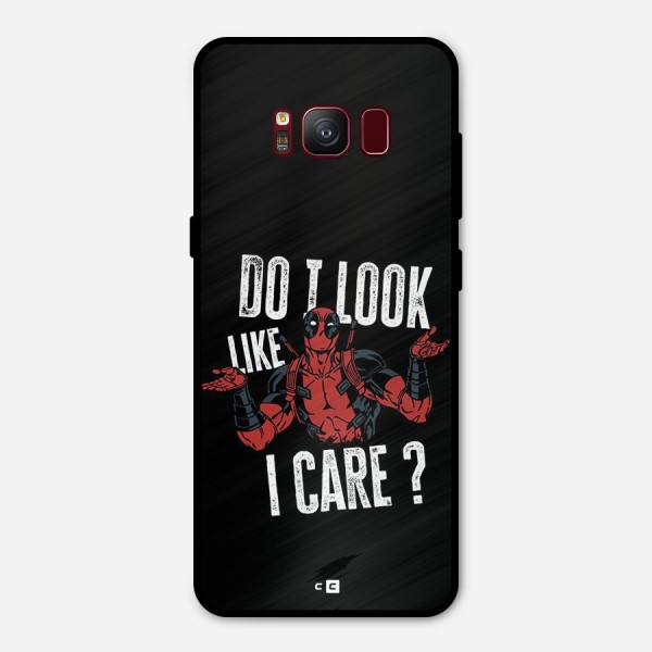 Do I Care Metal Back Case for Galaxy S8