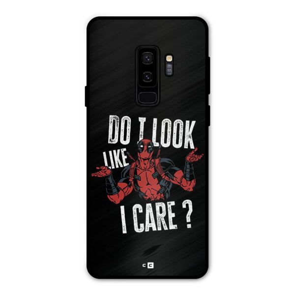 Do I Care Metal Back Case for Galaxy S9 Plus