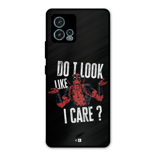 Do I Care Metal Back Case for Moto G72