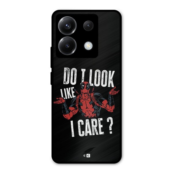 Do I Care Metal Back Case for Poco X6